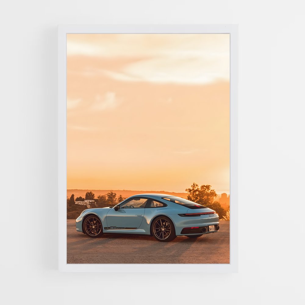 Poster Carrera Céleste – affiche Porsche (vue 3)